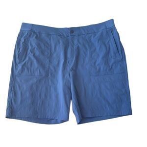 Athleta Periwinkle Blue Trekkie Bermuda 2.0 Shorts Plus Size 22 Pockets New